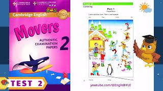 Movers 2  Test 2  NEW  Authentic Examination Papers  Listening Test 2 With Answer Key [upl. by Sokram]