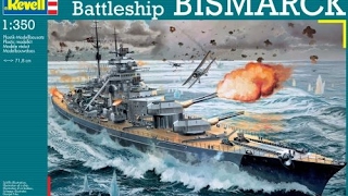 DKM Battleship Bismarck 1350 Scale Model Build Intro [upl. by Temhem]