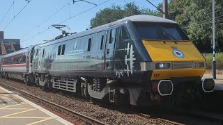 Trains at Stevenage ECML 120824 [upl. by Lahcym]