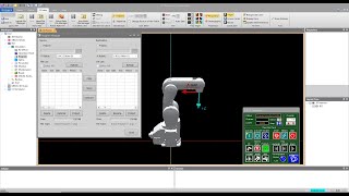 Robot Melfa Programming  Lesson 1 Create a new program and simulation using Mov Mvs commands [upl. by Aseral]