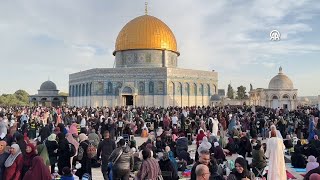 Iftar at AlAqsa Mosque on Laylat alQadr Night [upl. by Renard]