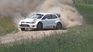 Andreas Mikkelsen  Tests  WRC Rally Poland 2015 [upl. by Asirrak]