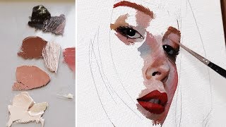 OIL PAINTING PROCESS  The Mind of an Artist [upl. by Malloch662]