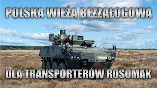 Polskie wieże bezzałogowe dla transporterów Rosomak [upl. by Nimzaj301]