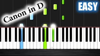 Canon in D  EASY Piano Tutorial  Nicholas Steinbach [upl. by Ylrebme]