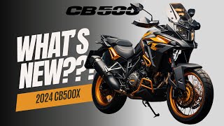 2024 Honda CB500X Whats New  Powerful Agile and Features [upl. by Arda]