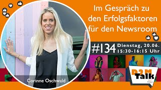 Im Gespräch mit Corinne Oschwald zu den Erfolgsfaktoren für den Newsroom [upl. by Eelah]