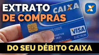 Como saber onde seu CARTÃO DÉBITO CAIXA foi passado 💳 APLICATIVO ATUALIZADO NOVA VERSÃO [upl. by Ythomit]