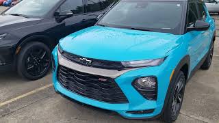 2022 Chevrolet Trailblazer AWD RS Oasis Blue [upl. by Ammadas120]