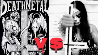 BLACK METAL NORUEGO VS DEATH METAL SUECO [upl. by Tolland]