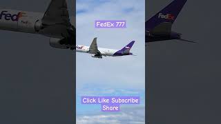 Fedex 777 Takeoff at Anchorage Airport Alaska USA Planespotting fedex [upl. by Vanna]