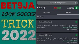 BET9JA ZOOM SOCCER TRICK 2022 [upl. by Chad]