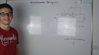 Invertierender Integrator  Inverting integrator  Elektrotechnik [upl. by Viridis728]