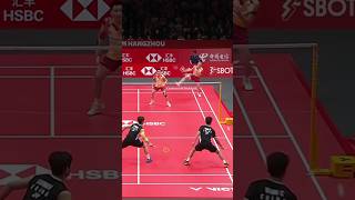 One of the best badminton rallies of 2023 badmintonepic badmintonhighlights badminton [upl. by Janine]