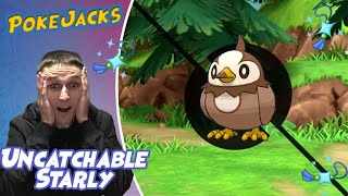 Our Very First Uncatchable Shiny Pokemon Shiny Uncatchable Starly In BDSP HD 1080p [upl. by Ttegirb]