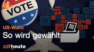 USWahl So wird der Präsident gewählt [upl. by Earised]