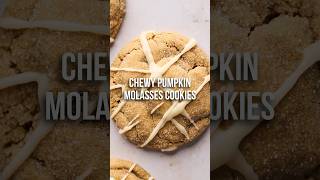 Chewy Pumpkin Molasses Cookies [upl. by Odrude413]