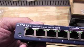 Netgear Prosafe GS108 Unbox and Install [upl. by Loretta669]