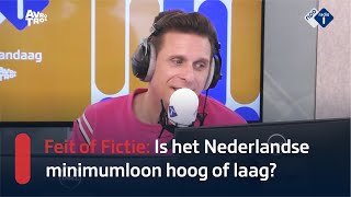 Feit of fictie Heeft Nederland een van de hoogste minimumlonen  NPO Radio 1 [upl. by Noynek230]