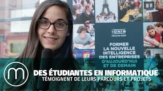 Des étudiantes en informatique témoignent de leurs parcours et projets [upl. by Esinnej512]