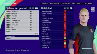 Jugadores con mayor valoración y los de más potencia de tiro en eFootball PES 2021 Season Update [upl. by Lotsirhc]