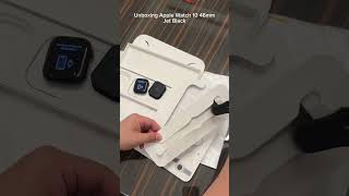 Unboxing Apple Watch 10 46mm Jet Black [upl. by Rintoul]