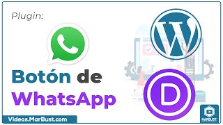 Botón de WhatsApp  Tu Web Fácil con WordPress amp Divi [upl. by Filip897]