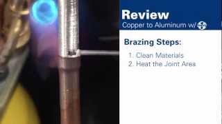 How to Braze Aluminum to Copper [upl. by Torr]