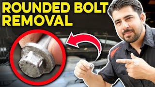 How To Remove A Rounded Nut Or Bolt Without An Impact Wrench [upl. by Merras639]