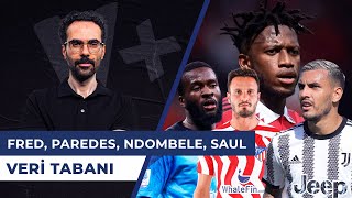 Fred Paredes Ndombele Saul… Verilere göre Galatasaray için en iyisi hangisi  Veri Tabanı [upl. by Donnenfeld]