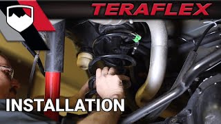 TeraFlex Install JK Leveling Kit 1155200 [upl. by Dlareme]