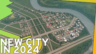 The PERFECT Start To A Vanilla City In 2024 for Cities Skylines [upl. by Cerelly]