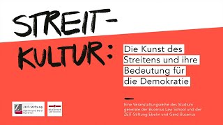 Streitkultur Die Kunst des Streitens und ihre Bedeutung für die Demokratie [upl. by Eimerej605]