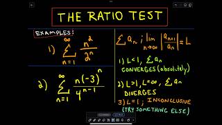 Ratio Test to Determine if a Series Converges [upl. by Strickman]