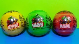 3 Surprise eggs MARVEL Heroics Surprise egg MARVEL Spider Man Surprise egg MARVEL THOR Wolverine [upl. by Abixah]