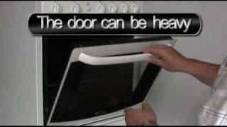 How to Remove Oven Door  ovendoorglue [upl. by Rihana]