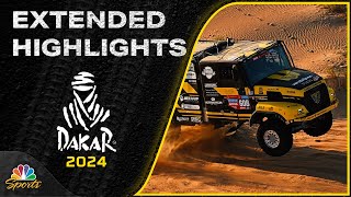 Stage 6 Day 1  2024 Dakar Rally  EXTENDED HIGHLIGHTS  11124  Motorsports on NBC [upl. by Nyluqcaj]