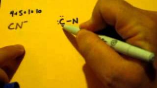 Lewis Dot Structure of CN Cyanide Ion [upl. by Novahc485]