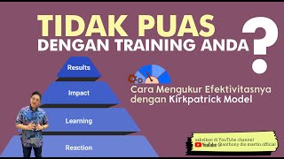 4 Level Mengukur Efektivitas Suatu Pelatihan Dengan Model Kirkpatrik yang Terkenal [upl. by Nohsyt]