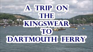 D26390vid The Kingswear  Dartmouth Ferry in South Devon [upl. by Nehte]