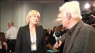 Quand Nadine Morano rencontre Guy Bedos jugé pour lavoir traitée de quotconnequot [upl. by Vanessa]