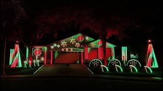 I Believe in Santa  Meghan Trainor  Christmas Light Show 2023 [upl. by Arutak320]