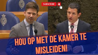 Gideon van Meijeren De minister wringt zich in bochtn om de kamer te MISLEIDEN [upl. by Jerri]