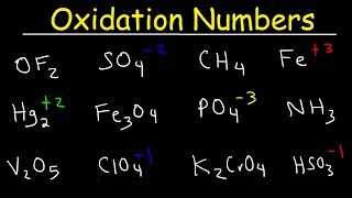 How To Calculate Oxidation Numbers  Basic Introduction [upl. by Edmondo]