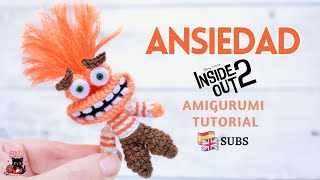 Ansiedad Amigurumi Tutorial  Intensamente 2  Amis Tejiendo Momentos ENGSPA Subs [upl. by Tedda]