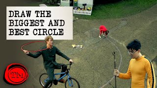 Draw the Biggest amp Best Circle  Full Task  Taskmaster [upl. by Burrton789]