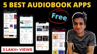 5 Best Audiobook Apps for android and IOS  Audiobook free and paid  Ronak Shah [upl. by Chelsy]