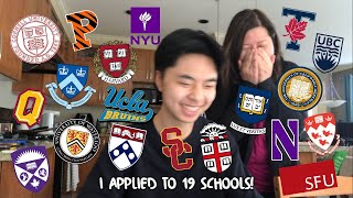 QUICK COLLEGE DECISION REACTIONS Ivies  UCs [upl. by Coryden]