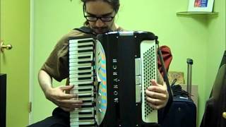 Kongos  Come With Me Now accordion cover [upl. by Rola]