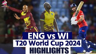 ENG vs WI T20 World Cup 2024 Highlights England vs West Indies T20 World Cup Full Highlights [upl. by Azer]